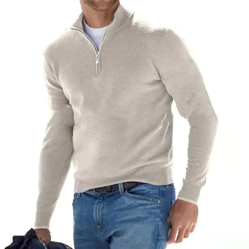 Homme Camionneur Fermeture Éclair Pull – Xavier