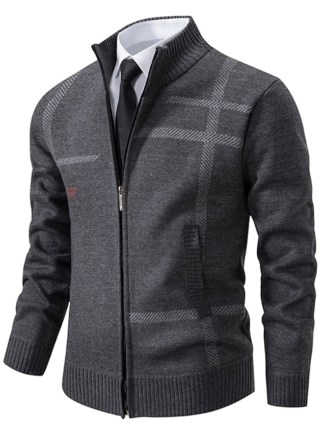 Homme Camionneur Fermeture Éclair Pull – Aiden