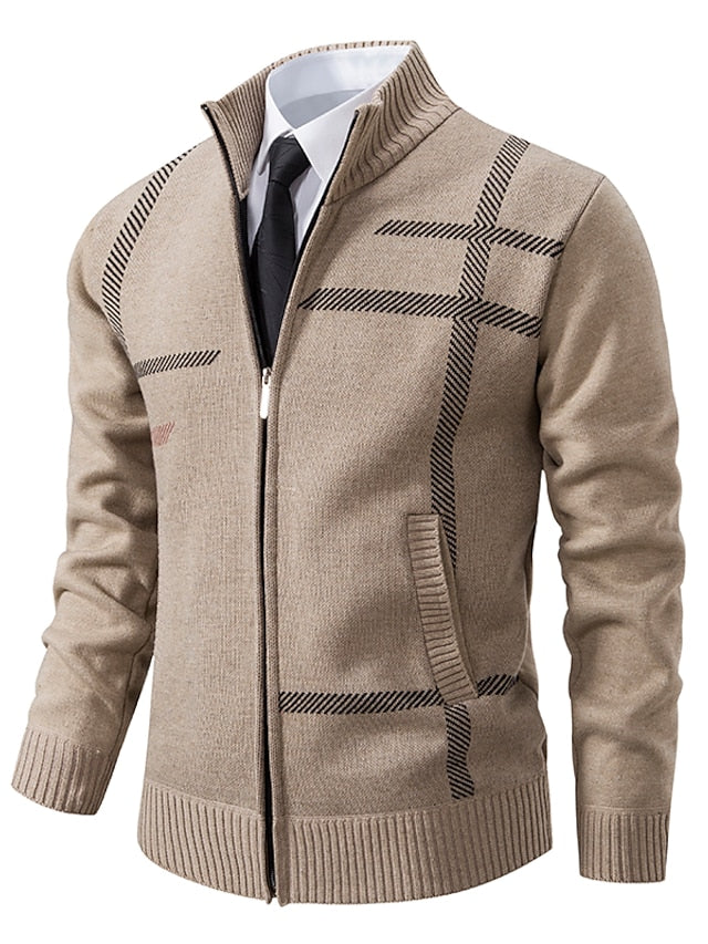 Homme Camionneur Fermeture Éclair Pull – Aiden