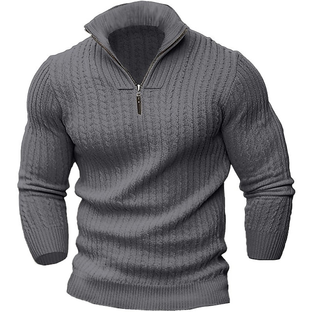 Homme Long Camionneur Pull – Hugo
