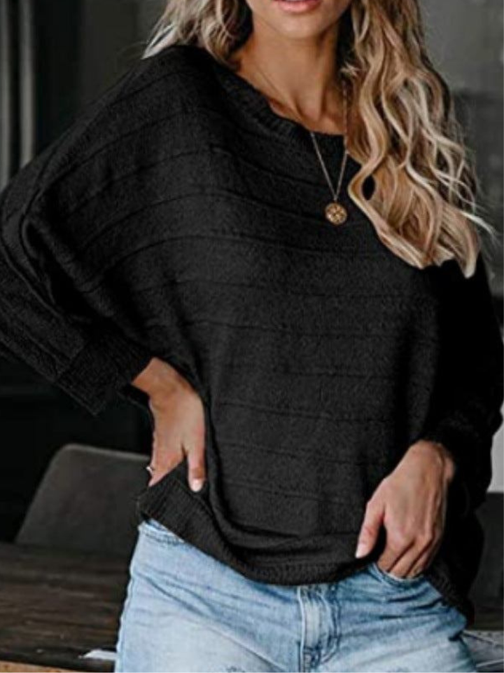 Zelda - Pull décontracté à col rond et coupe ample