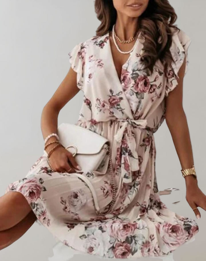 Bonolo | Robe plissée à imprimé floral pour femme