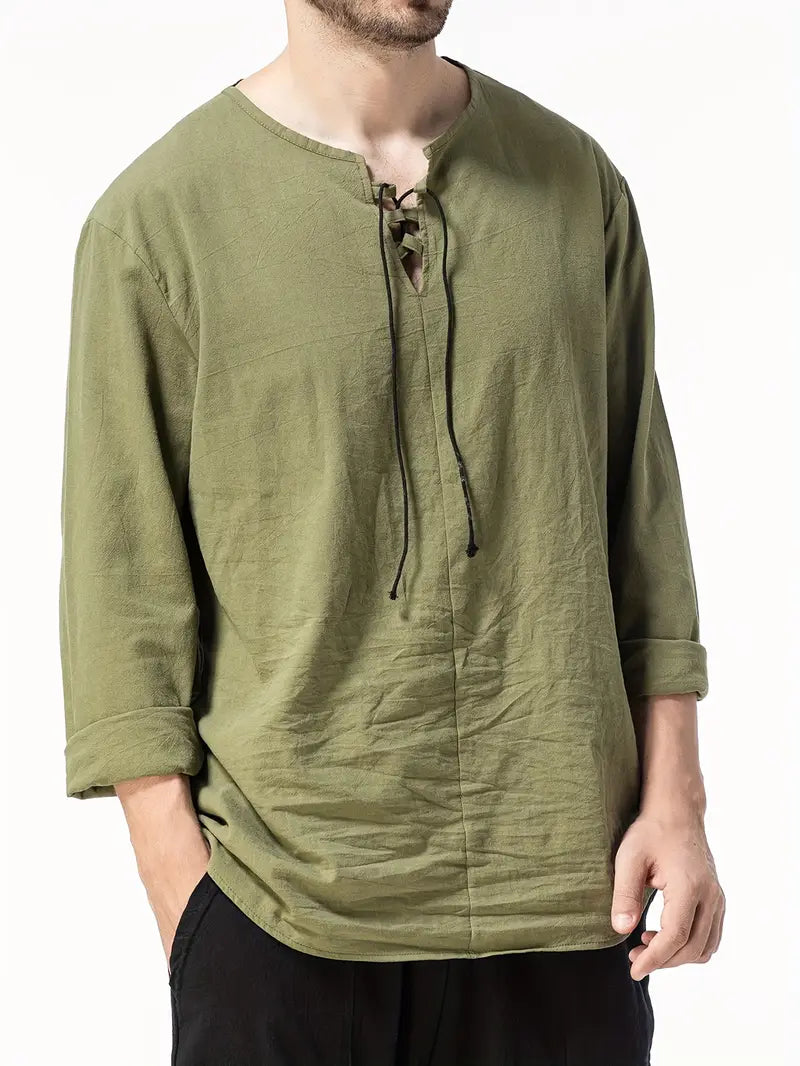 Yong | Élégant Henley Décontracté pour Hommes