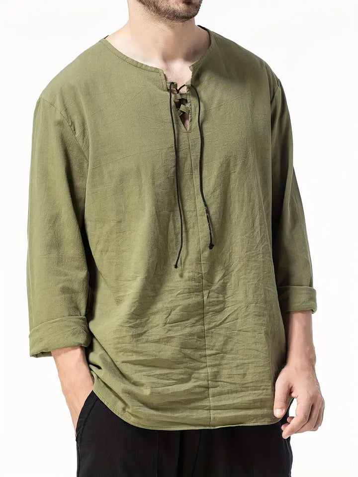 Yong | Élégant Henley Décontracté pour Hommes