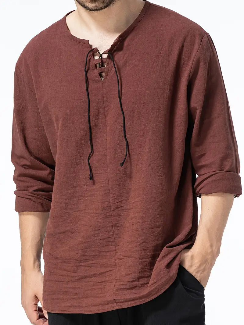 Yong | Élégant Henley Décontracté pour Hommes