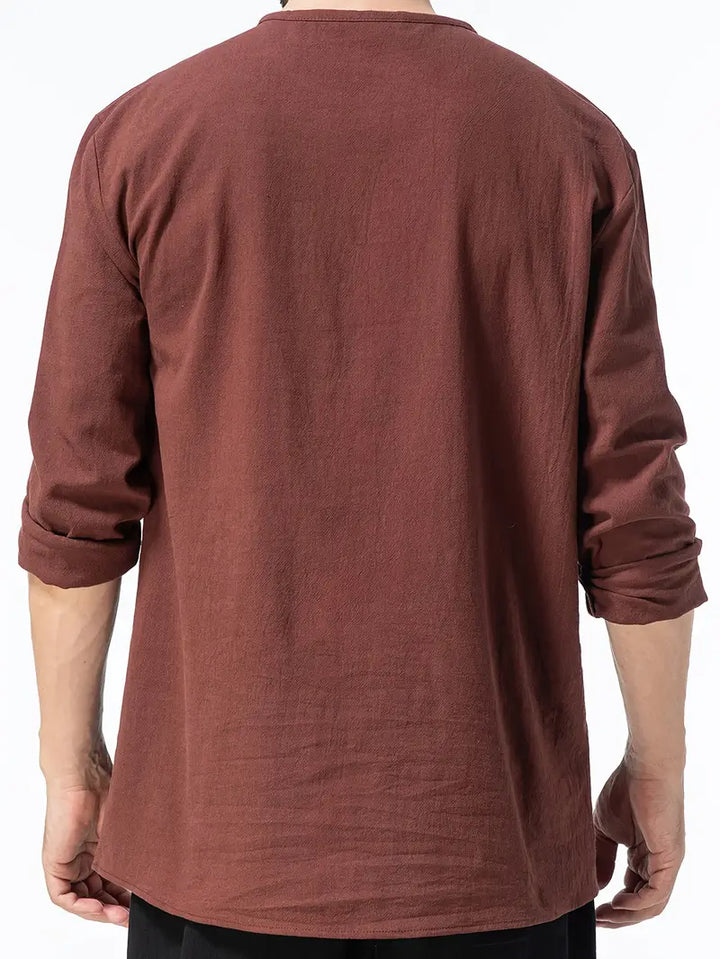 Yong | Élégant Henley Décontracté pour Hommes