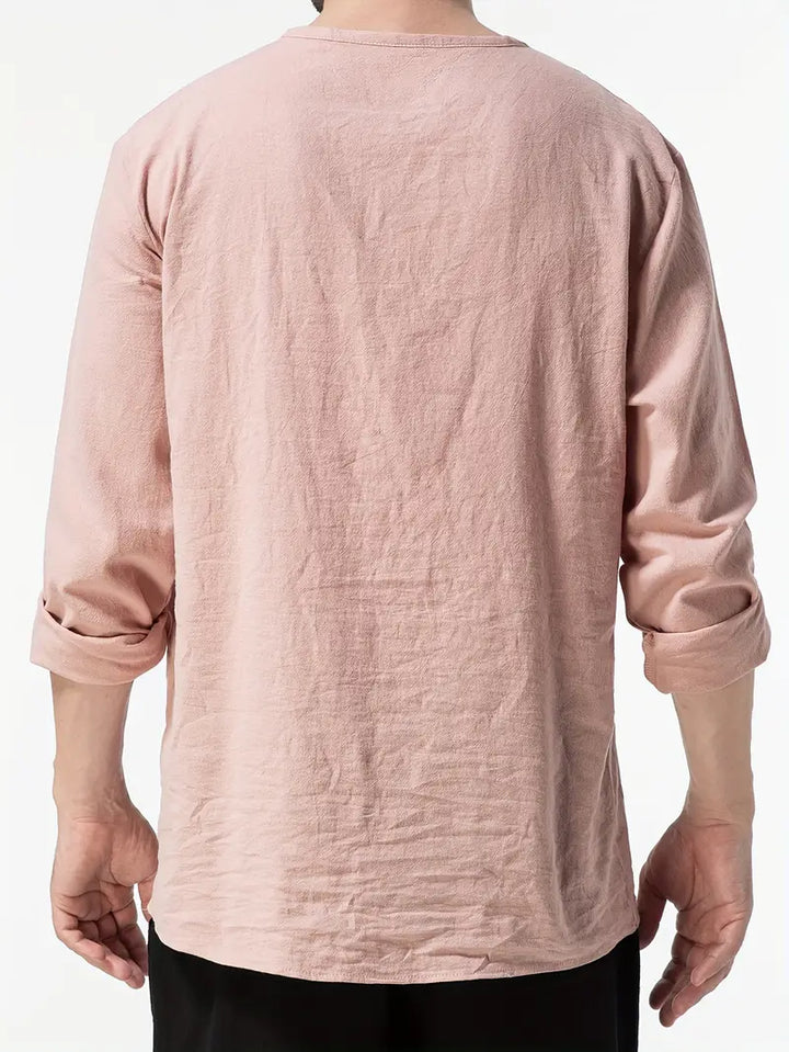 Yong | Élégant Henley Décontracté pour Hommes