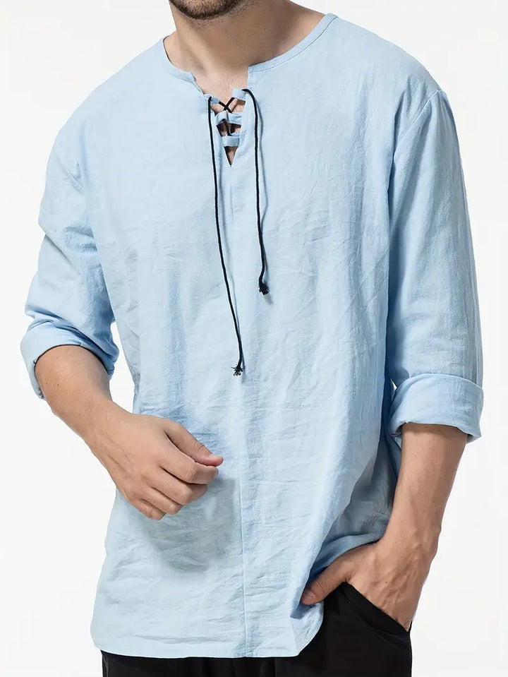 Yong | Élégant Henley Décontracté pour Hommes