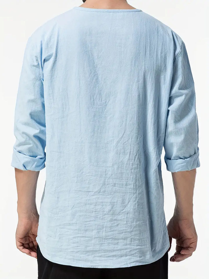 Yong | Élégant Henley Décontracté pour Hommes