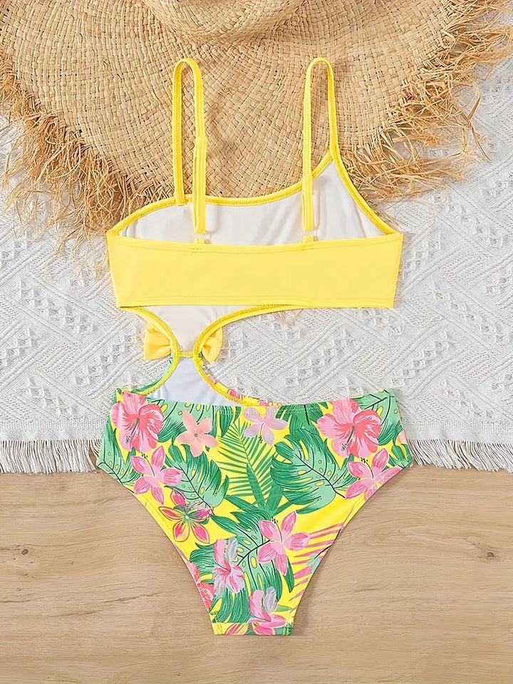 Zane | Bikini une-pièce fleuri adorable pour femmes