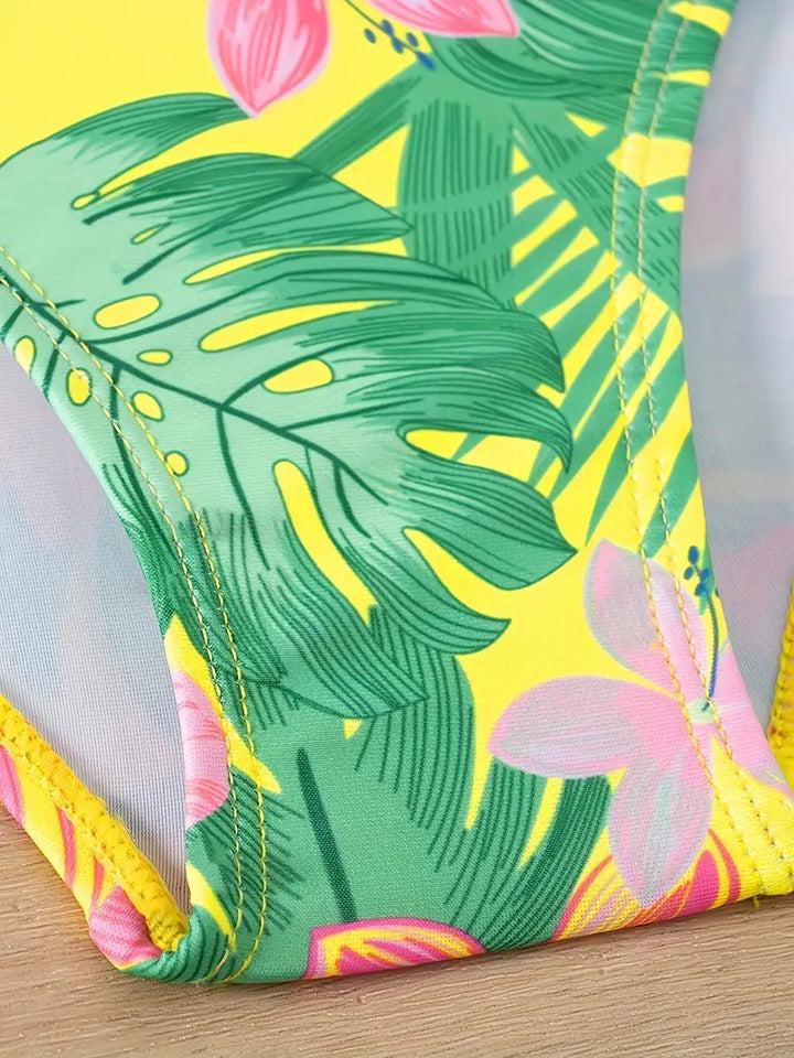 Zane | Bikini une-pièce fleuri adorable pour femmes
