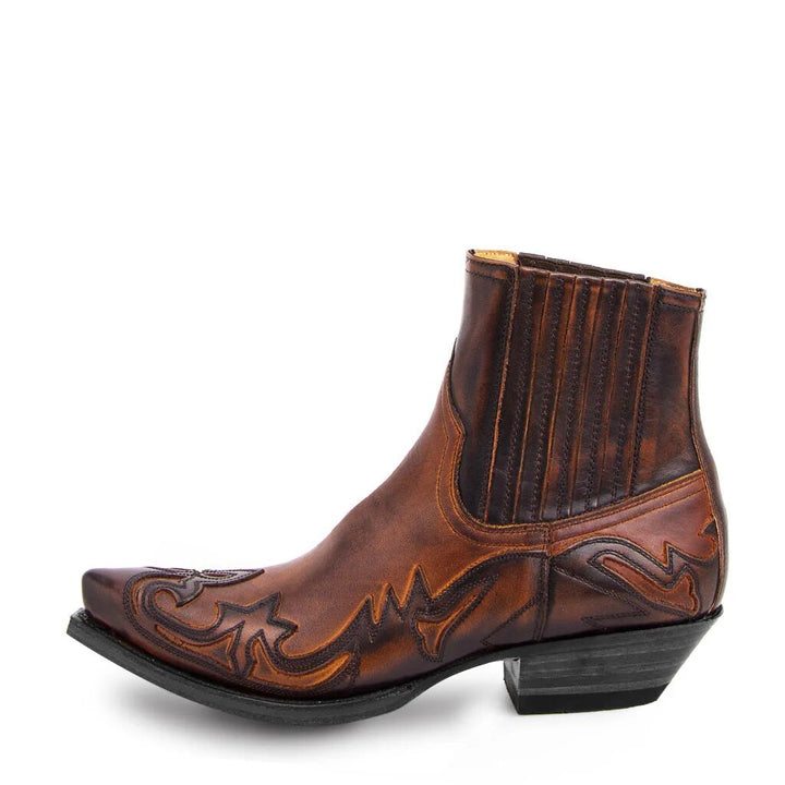 Subhash | Bottes Cowboy Neutres Couleur Peinte