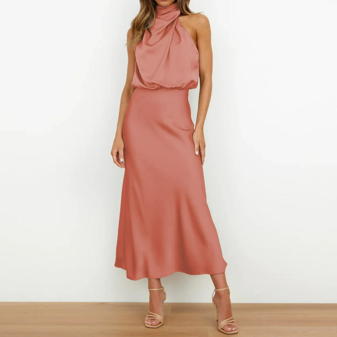Romana | Robe de fête en satinv