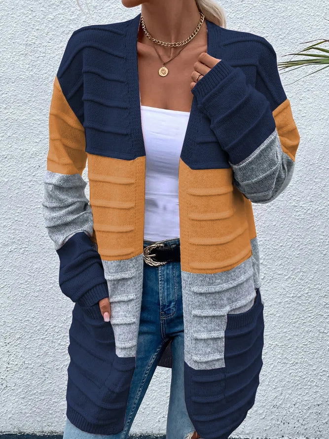 Dariela - Cardigan élégant à rayures colorées