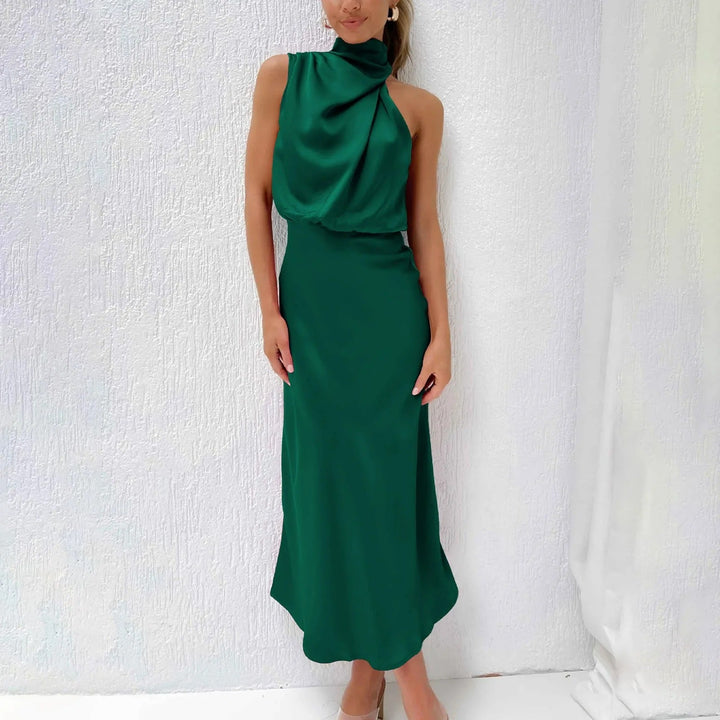Romana | Robe de fête en satinv