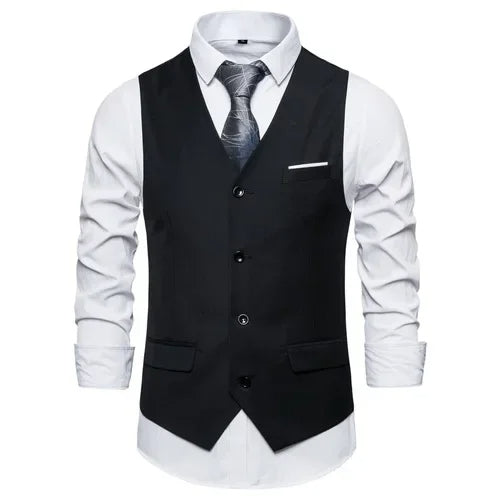 Homme Noir Sans Manche Gilet – Bud
