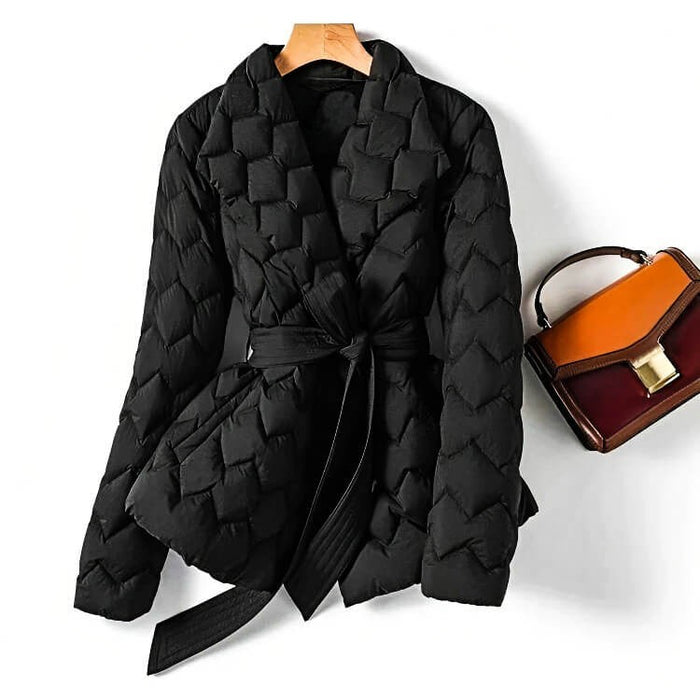Ashleigh - Manteau Matelassé Classique et Élégant