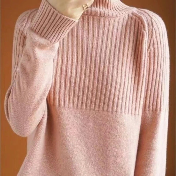 Ashlea | Pull col roulé doux et chic pour femmes