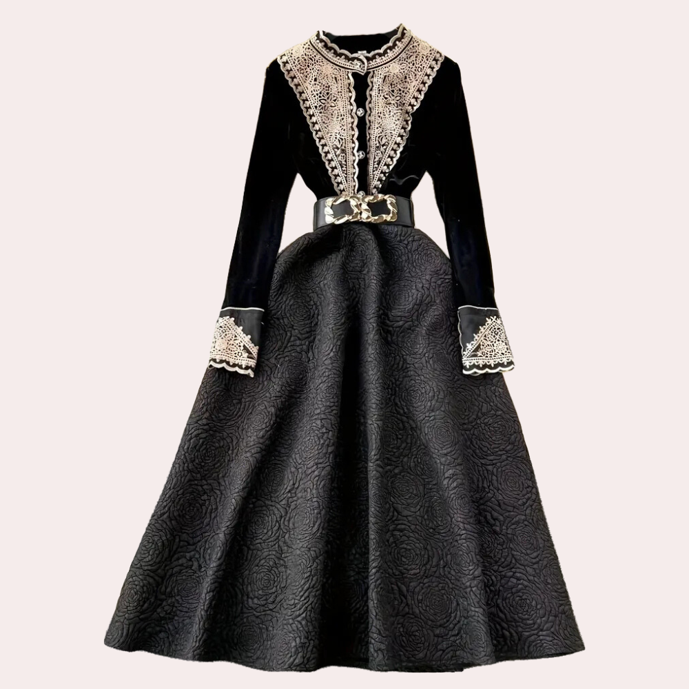 Donata | Robe classique brodée pour femmes