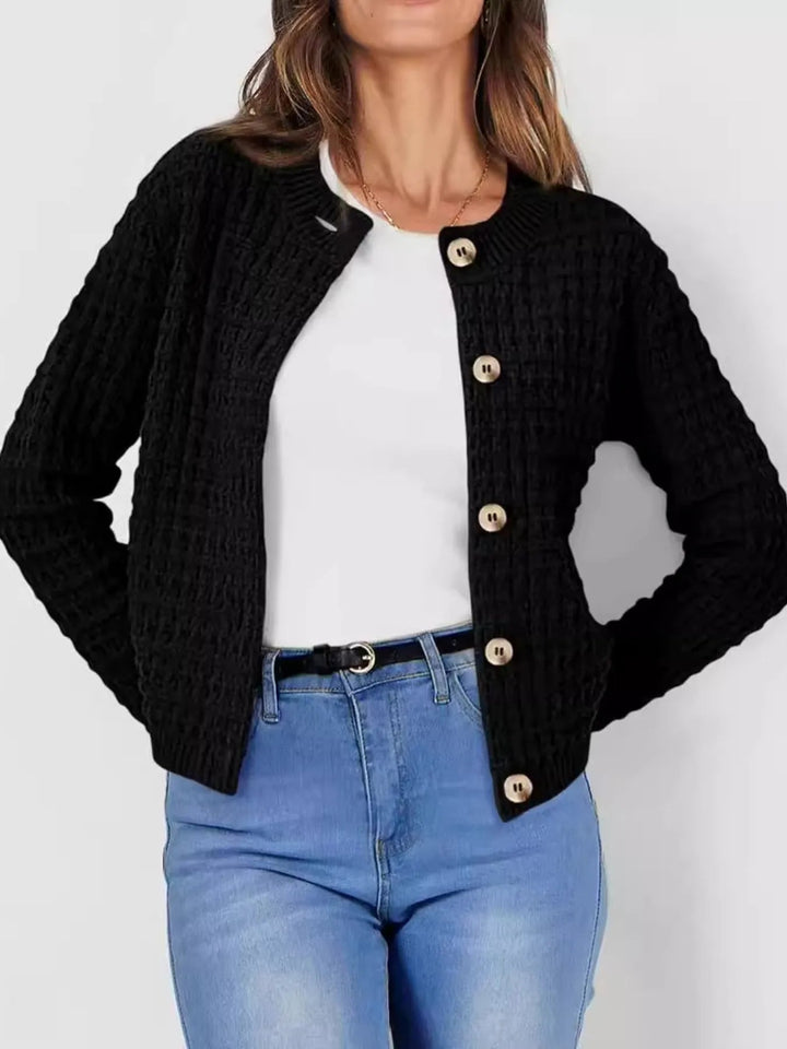 Wynnora - Cardigan élégant à manches longues avec boutons