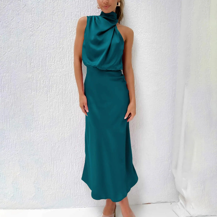 Romana | Robe de fête en satinv