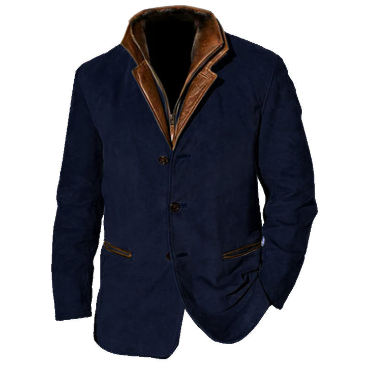 Amenhotep | Veste en suède vintage pour hommes