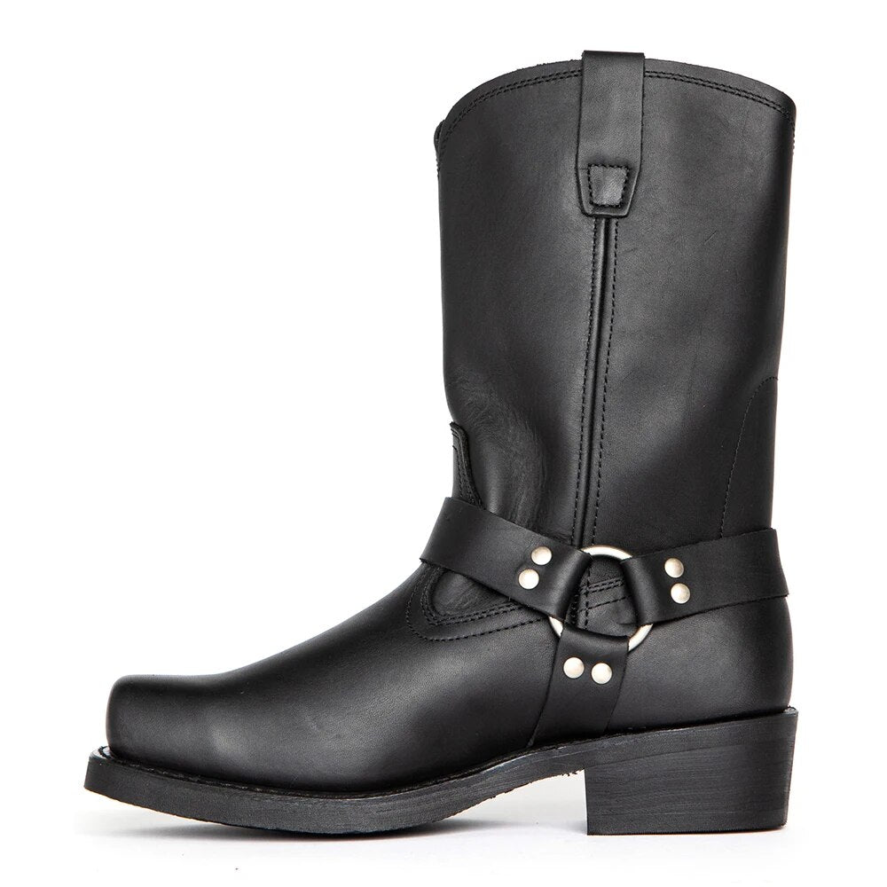 Valeriana | Bottines Courtes à Talon Carré pour Femmes