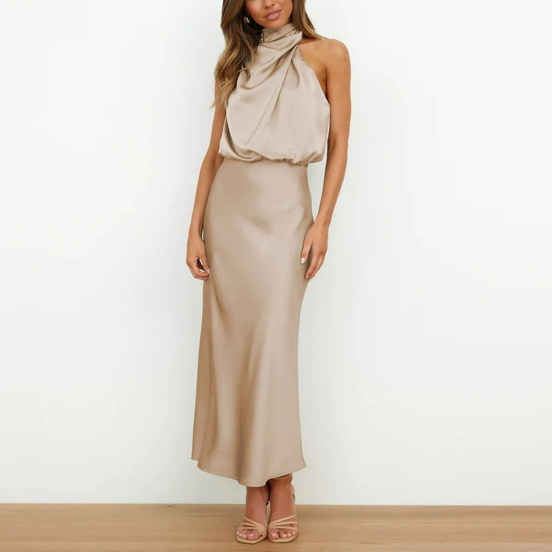 Romana | Robe de fête en satinv