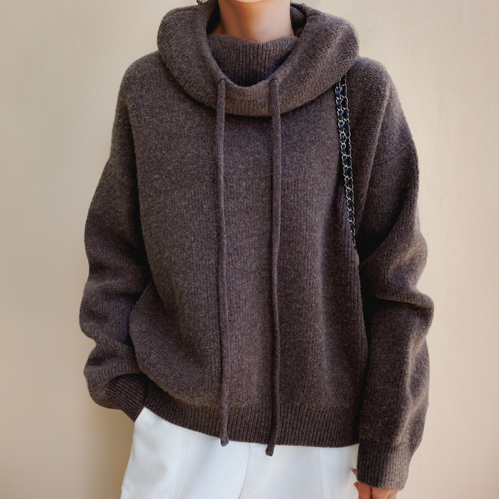 Jacqui - Veste à Capuche Tricotée Oversize