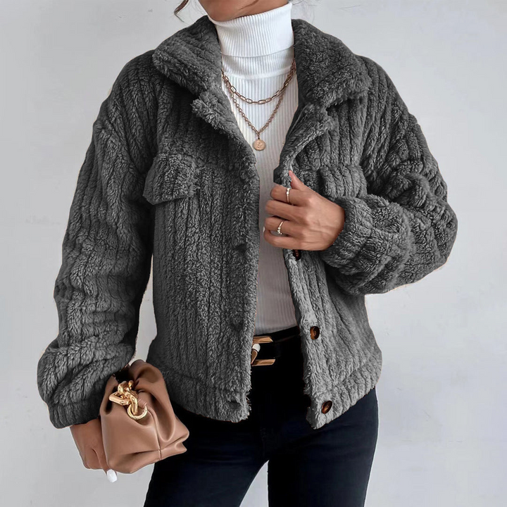 Katharina - Veste-manteau polaire douce et cosy