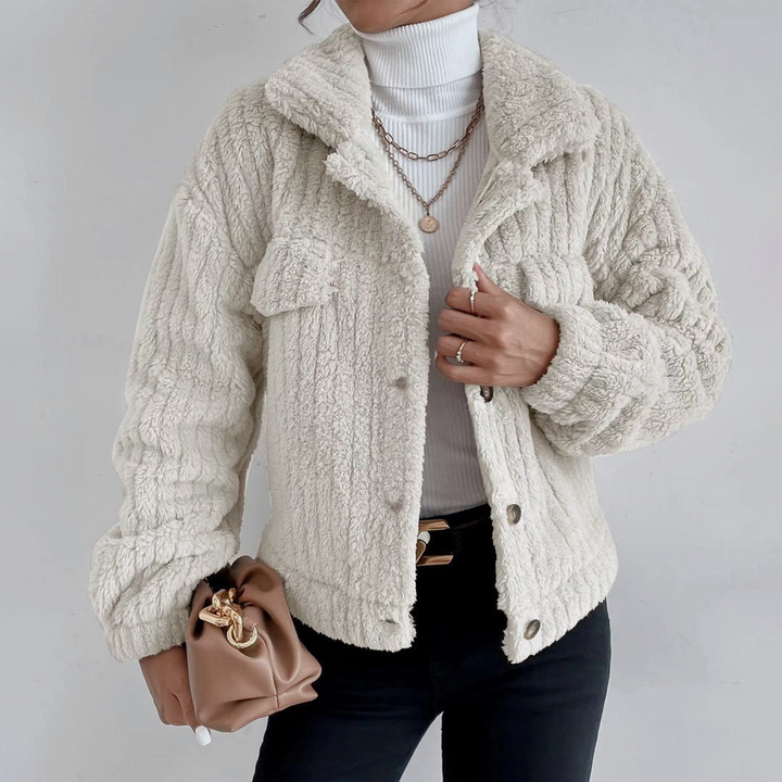 Katharina - Veste-manteau polaire douce et cosy