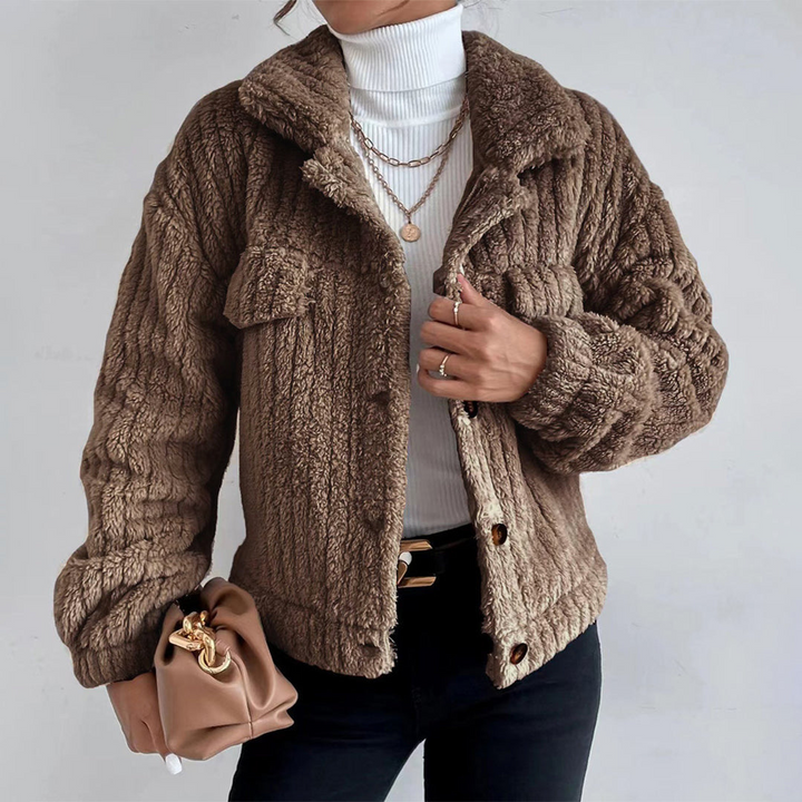 Katharina - Veste-manteau polaire douce et cosy