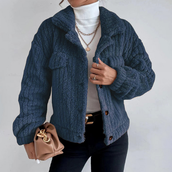 Katharina - Veste-manteau polaire douce et cosy