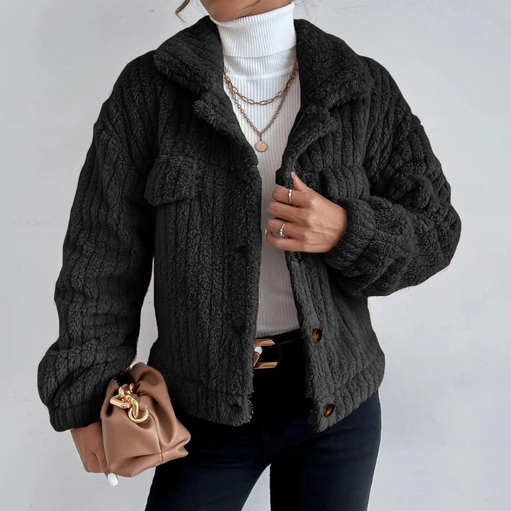 Katharina - Veste-manteau polaire douce et cosy