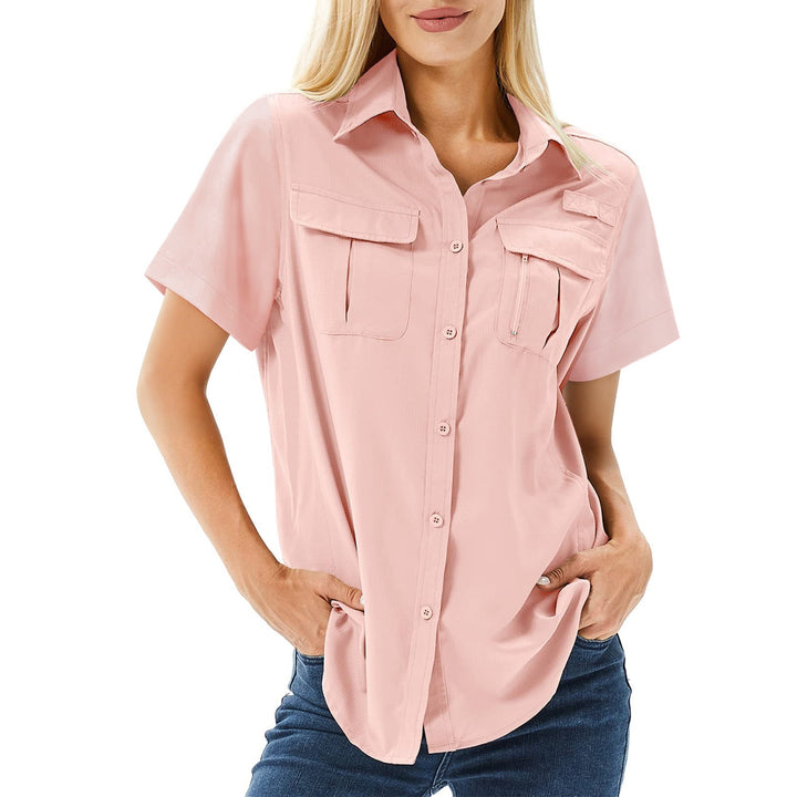 Danaya - Blouse polo élégante à multiples poches