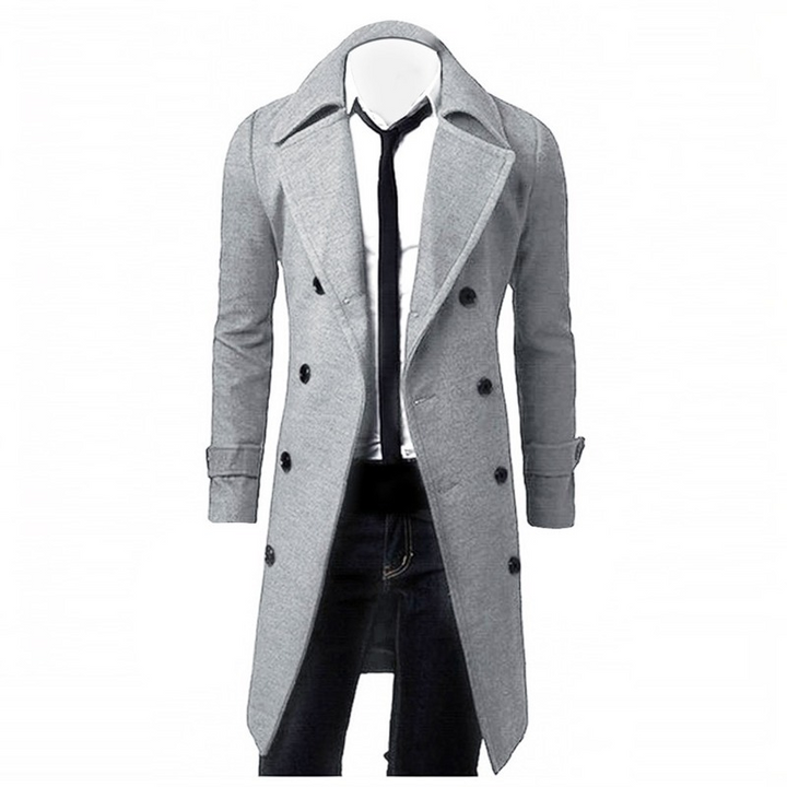 Philippos | Trench classique et élégant pour hommes