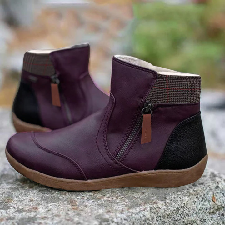Stacy | Bottes en cuir orthopédiques pour femmes