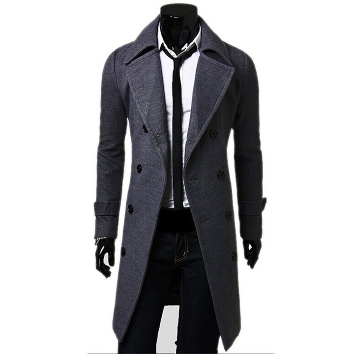 Philippos | Trench classique et élégant pour hommes