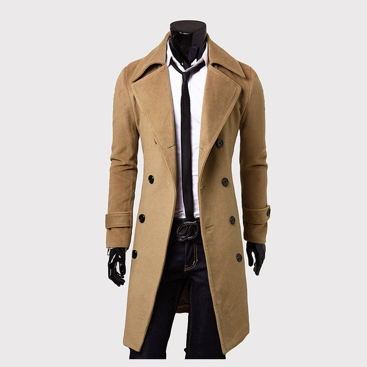 Philippos | Trench classique et élégant pour hommes