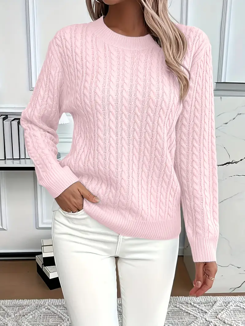 Xandra - Pull Élégant et Chaud en Maille