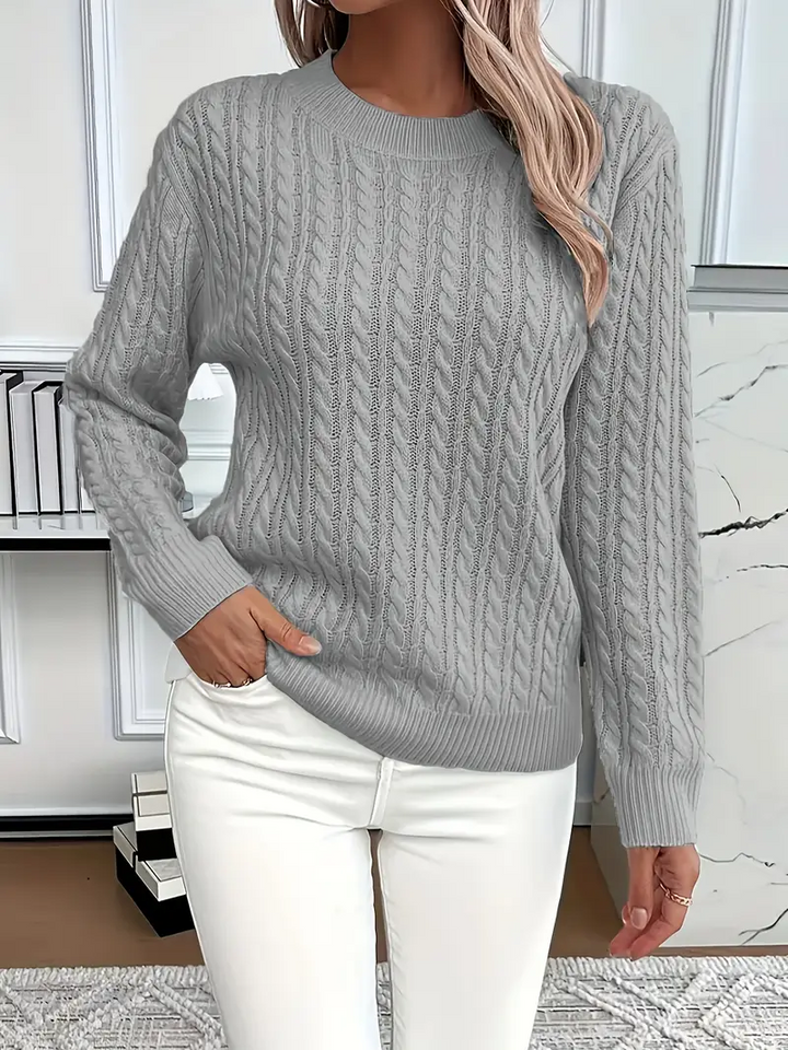 Xandra - Pull Élégant et Chaud en Maille