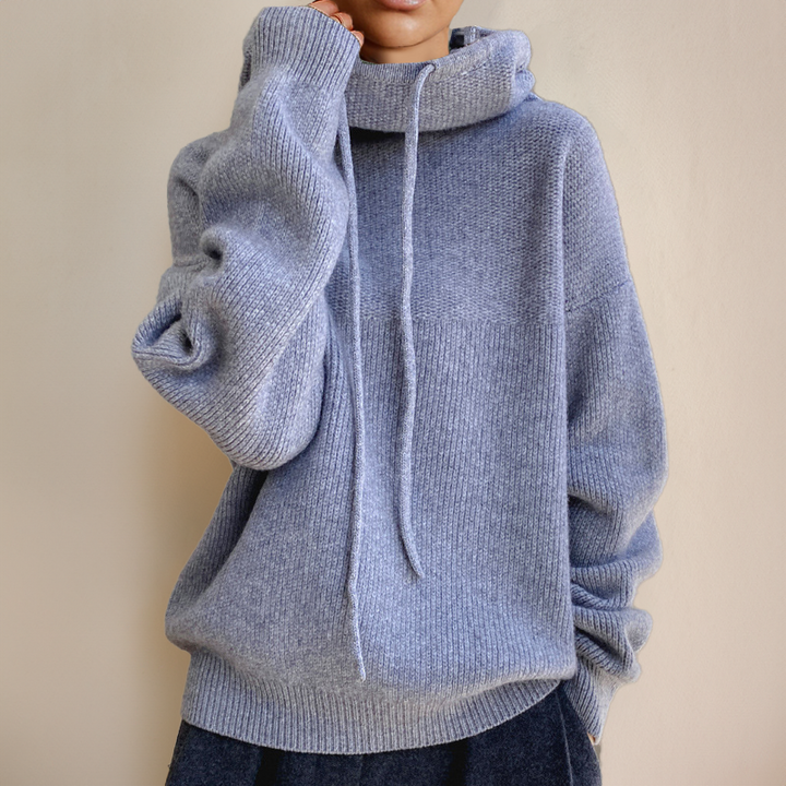 Jacqui - Veste à Capuche Tricotée Oversize