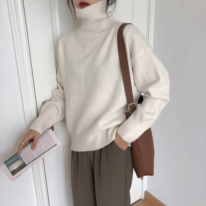 Buffy | Pull col roulé élégant pour femmes