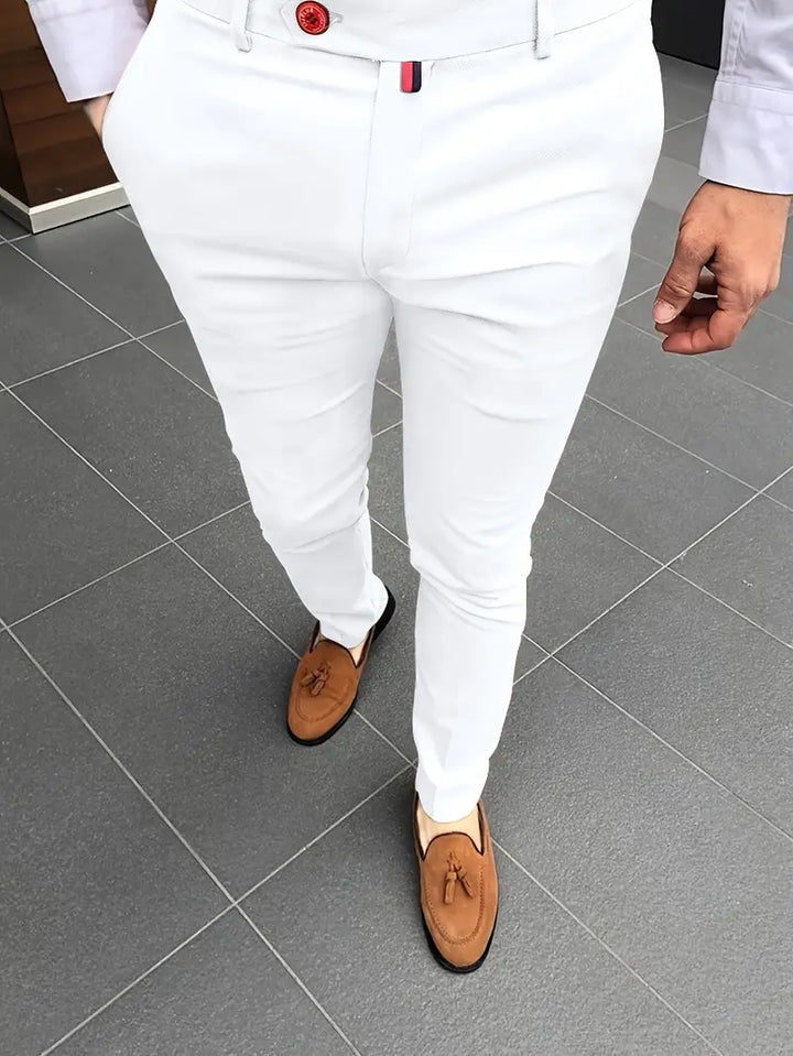 Tahmuras | Pantalon de costume cintré décontracté pour hommes