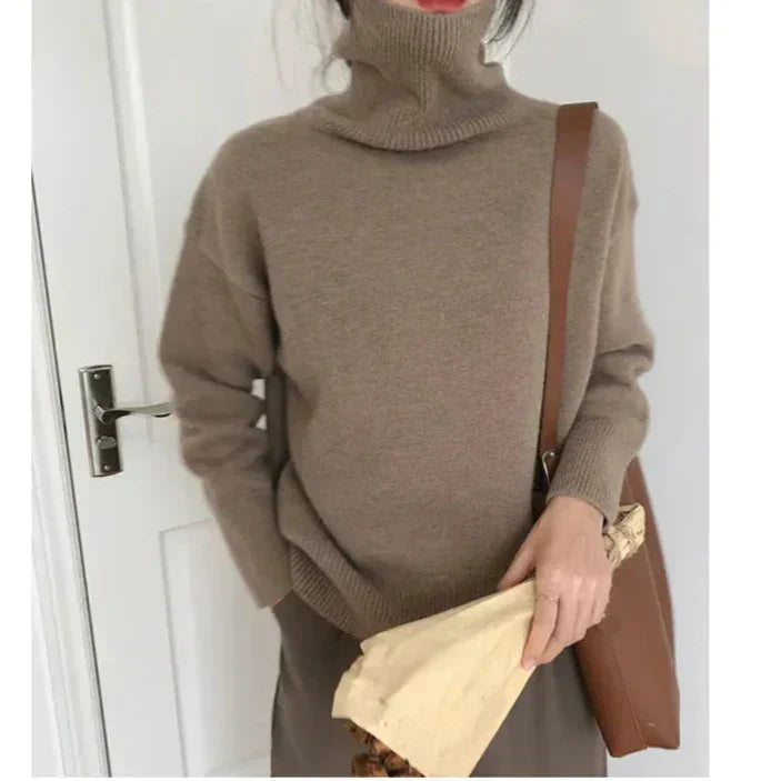 Buffy | Pull col roulé élégant pour femmes