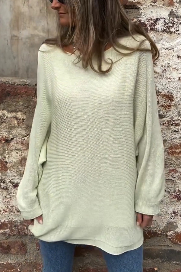 Jazlyn - Pull tricoté chic à manches longues