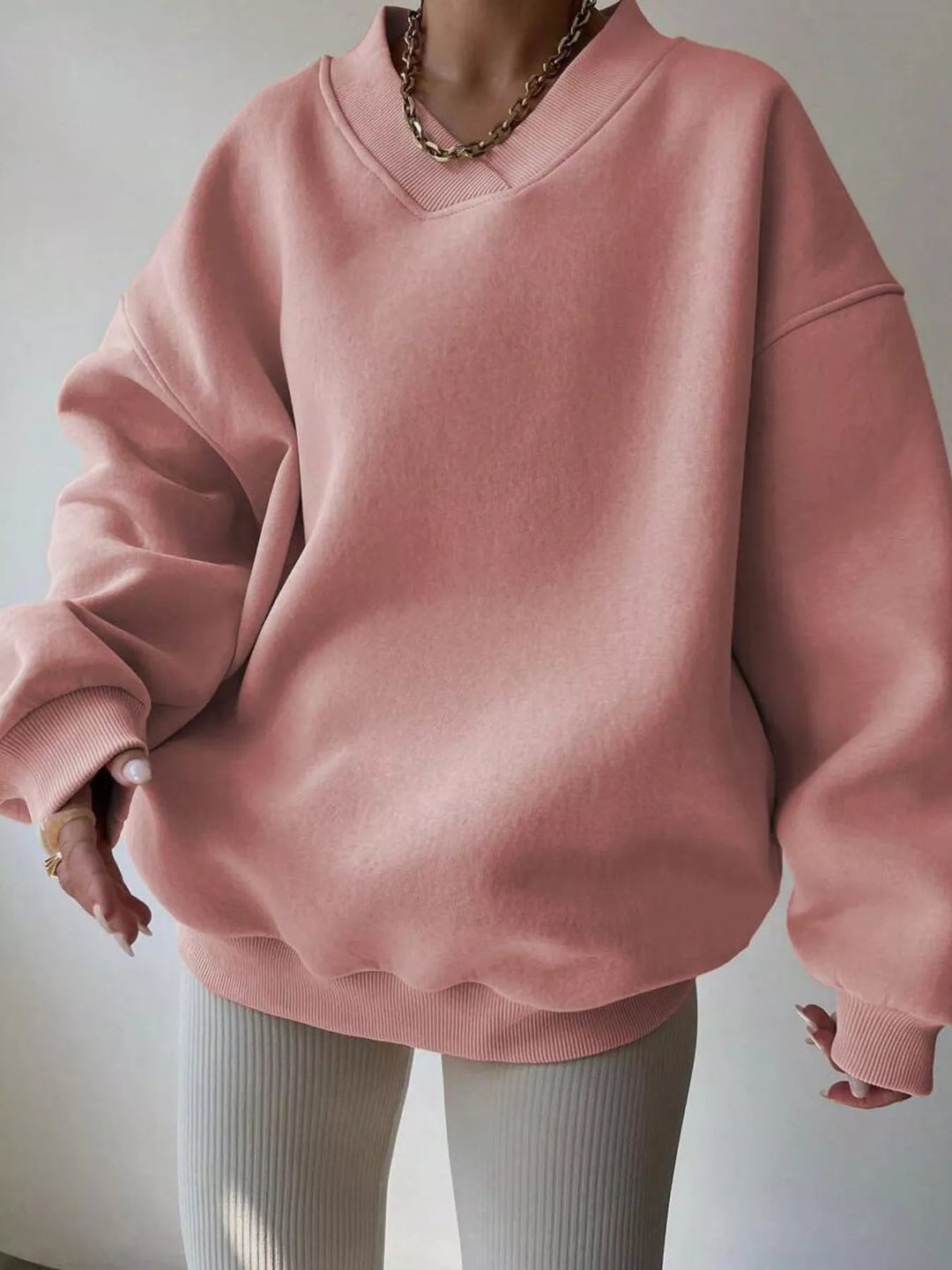 Pauleen - Pull Oversize à Manches Longues