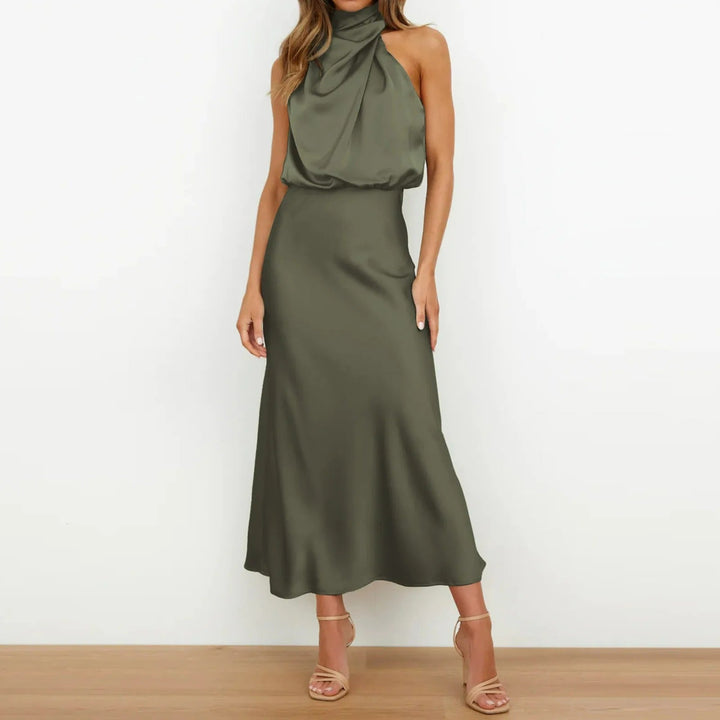 Romana | Robe de fête en satinv
