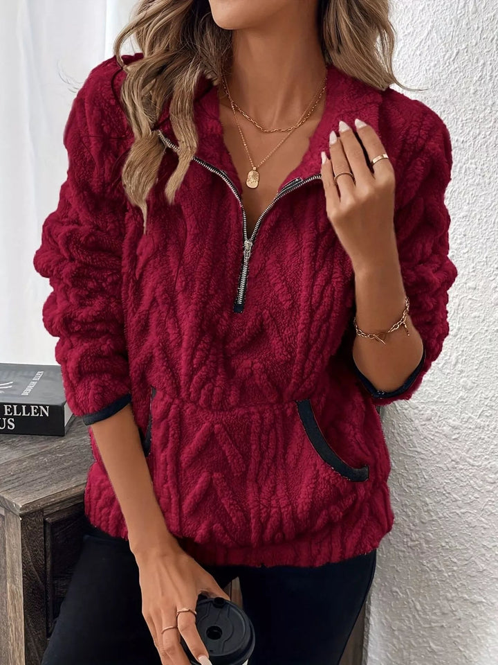 Savana - Pull élégant et chaud à demi-zip