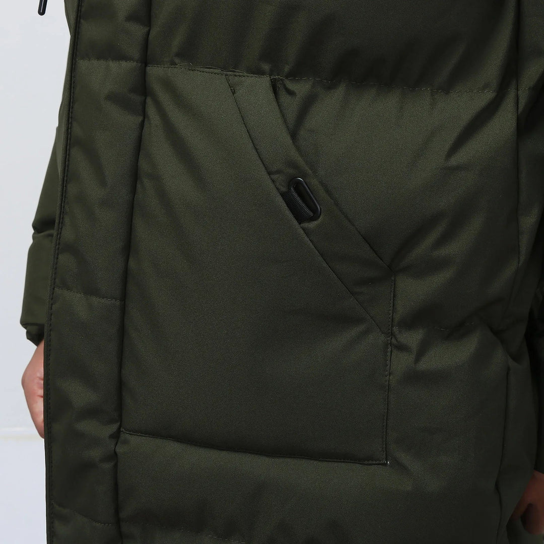 Rene | Manteau d'hiver long en duvet